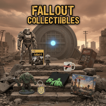 Fallout συλλεκτικά και gaming προϊόντα – video games, Funko POP, φιγούρες, μπλουζάκια, κούπες, μπρελόκ στο Techbox