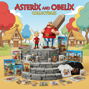 Asterix and Obelix collectibles – figures, Playmobil, comics, mugs, keychains, plushies, gadgets, σχολικά | Techbox