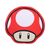 Super Mario Mushroom Cushion 40cm / Fan Shop and Merchandise - Merchandise Linens - Various - Techbox