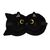 iTotal - Pillow with Sleep Mask - Black Cat (XL2527) / Toys - Plushies - Gifts - Techbox