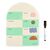 Magnetic Memo Board Green / Gadgets