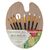 Nassau - Wooden Palette with 4 Flat and 4 Round Brushes - (K-AR0822/GE) / Toys