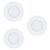 EGLO - Set of 3x Fueva-Z Recessed Lights, White Ø8.5 - TW - Zigbee, Bluetooth / Electronics - Αταξινόμητα -  - Techbox