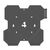 4mount - Wall Mount For PS4 Slim - Black / PlayStation 4