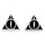 Harry Potter Deathly Hallows stud earrings