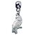 Harry Potter Hedwig the Owl slider charm