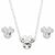 Disney Minnie Set necklace + earrings silver |  Techbox
