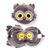 Resteazzz Adoramals Winston Owl travel pillow eye mask |  Techbox