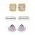 Friends Set 3 pairs of earrings