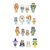 Bluey assorted pack 4 figures