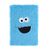 Sesame Street Cookie Monster A5 premium plush notebook |  Techbox