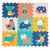 Ludi - Play mat with animals (9 pcs) - LU10023 / Baby and Children