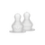 BIBS - Baby Bottle Nipple Round Silicone - Fast Flow - 2 pack / Baby and Children
