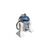 LEGO - Keychain w/LED Star Wars - R2-D2 (4005036-LGL-KE21) / Toys - Keychains - Gifts - Techbox