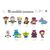 Toy Story 3D PVC Bag Clips 30th Anniversary Series 67 Display (24) - Keychains - Gifts - Techbox