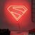 Superman Wall Mountable LED Neon Light / Fan Shop and Merchandise |  Techbox