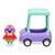 Bluey - Basic Vehicle - Granny Vehicle with Janet / Toys