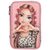TOPModel - Triple Pencil Case With Bow LEOHEART - Pink / Toys |  Techbox
