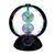 Music - Rotating Double Mirror Balls with Multi Colour LEDs - Multi-color - 240 mm height, 8 cm diameter balls / Toys