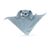 Carlo Baby - Bunny Cuddle cloth with pacifier holder - Light blue / Baby and Children
