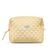 Karen - Large toiletry bag - Yellow checkered quilt / Luggage and Travel Gear