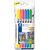 Staedtler - Dual-Tip Markers , 6 Assorted (3200 C6F) / Toys