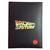 Back to the Future logo light notebook