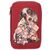 TOPModel - Double Pencil Case FUR EVER FRIENDS - Deep, Warm Red / Toys - Merchandise Office Supplies - Various - Techbox