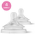 Philips Avent - Niplle, Natural Response Nipple 2 pieces fast Flow Nipple / Baby and Children