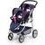 Bayer - Twin Pram - Navy (26554AA) / Toys