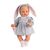 Asi - Koke doll in gray dress with a hood with rabbit ears / Toys