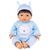 Tiny Treasures - Blue Bear Doll  w/Brown Hair (30543) / Toys