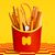 Mustard - Fries 'n Scribes - 10 cm x 8 cm / Gadgets
