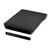 Qoltec 51865 External USB 3.0 9.5mm SATA Optical Drive Case, built-in cable - Black | Techbox