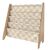 3 Sprouts - Bookcase, Checkerboard - Beige - 61cm x 62cm x 25cm / Baby and Children