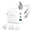 J5create - 65W GaN USB-C 3-Port Travel Charger w/ Interchangeable Plugs / Electronics