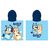 Bluey microfibre poncho towel