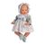 Asi - Koke doll in grey and white dress, 36 cm / Toys