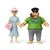 Pippi Longstocking - Efraim & Miss Prysselius Figures (18101) / Toys