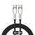Baseus CATJK-C01 mobile phone cable Black 1 m USB C - USB Cables - Cables & Adapters - Techbox