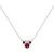 Disney Minnie July sterling silver necklace