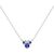 Disney Minnie September sterling silver necklace