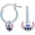 Disney Stitch Charm sterling silver earrings