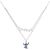 Disney Stitch Ohana sterling silver necklace