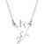 Disney Tinkerbell sterling silver necklace