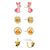 Disney Winnie the Pooh 4 earring set