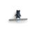 Ototo - Chill Cat Squeegee - Muted Grey and Dark Blue - Compact / Gadgets