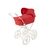 Trille - Doll Pram, Classic in Red (20-44KLAS-R) / Toys