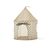 Kids Concept - Tent - Khaki med tern - 100x100x130 cm / Baby and Children