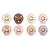 BIBS - Pacifier Colour 4 PACK - Ivory/Blush/Woodchuck/Blossom + 4 PACK - Dusky Lilac Mix - Size 2 / Baby and Children
